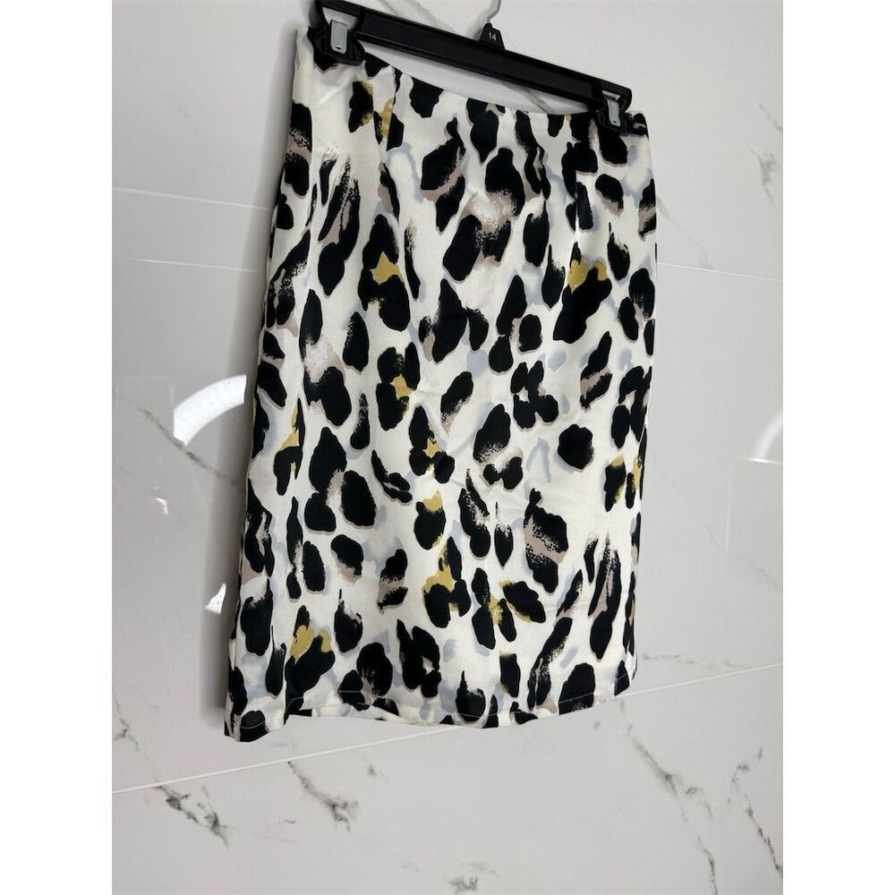 Superdown Women's Leopard Print Midi Skirt Size S Casual Multicolor - Picture 3 of 6